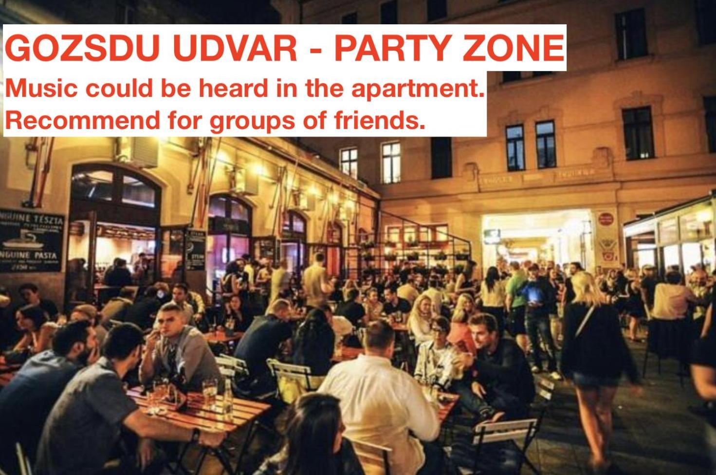 At Gozsdu Courtyard #partyzone #downtown #freeparking Apartmán Budapešť